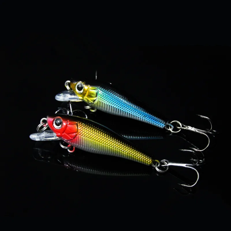 

Pike Fish Lure Seabass Fresh Saltwater Fishing Lure Minnow Snakehead Artificial Lures 45mm/3g