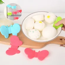 2 шт./компл. печь выпечки изолирующие перчатки анти-тепла высокого Температура Non-Slip силиконовой бабочкой зажим Прихватки кВт 022