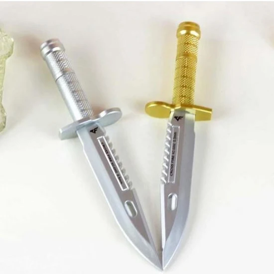 

10 pcs/lot School Office Ball Pens Unique Knife Style Ballpoint Pen Creative Gift Student Writing Learning Stationery