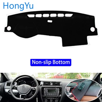 

For Volkswagen sagitar golf5 2012 - 2018 Car Styling Non-Slip Bottom Covers Dashmat Dash Mat Sun Shade Dashboard Cover Capter