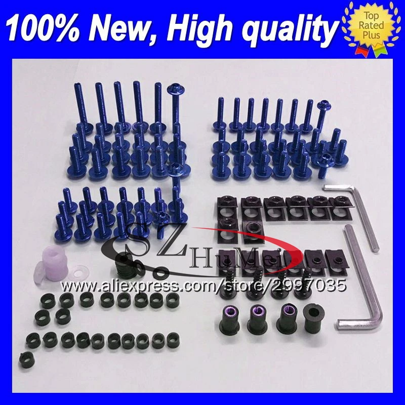 Fairing bolt full bolts kit For KAWASAKI NINJA ZX10R 08 09 10 11 ZX 10R ZX-10R 2008 2009 2010 2011 Windscreen screw screws Nuts |