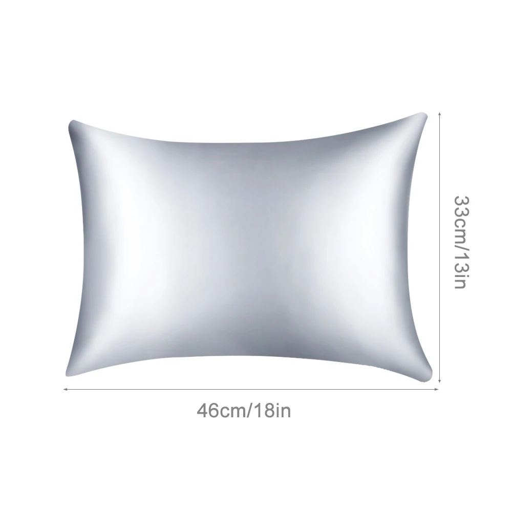 Квадратный искусственный шелк атлас Шармез Классический чехол для подушки мягкий тутовидный обычный чехол для подушки чистый эмуляция одного стула чехол для сиденья - Цвет: C3