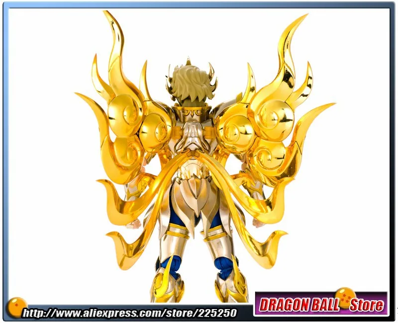 Японии аниме "Saint Seiya" оригинальные Bandai Tamashii Наций Санкт Ткань Миф EX Soul золота фигурку- лев aiolia Бог Ткань