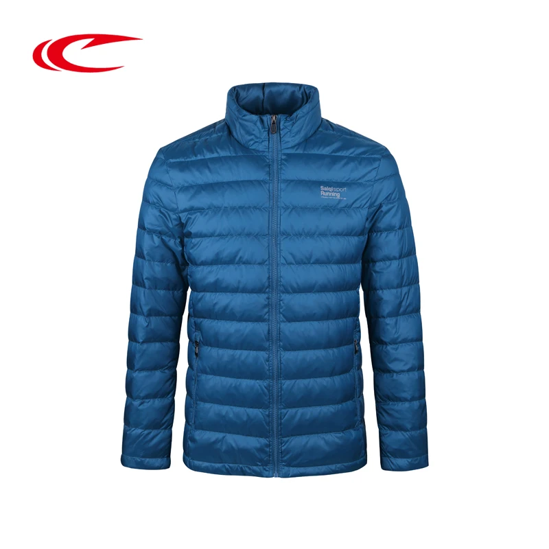 

SAIQI Men Autumn Winter Skiing Jackets Gray Duck Down Warm Ski Jacket Skiing Training Coats Outdoor Solid Eiderdown Jackets Male