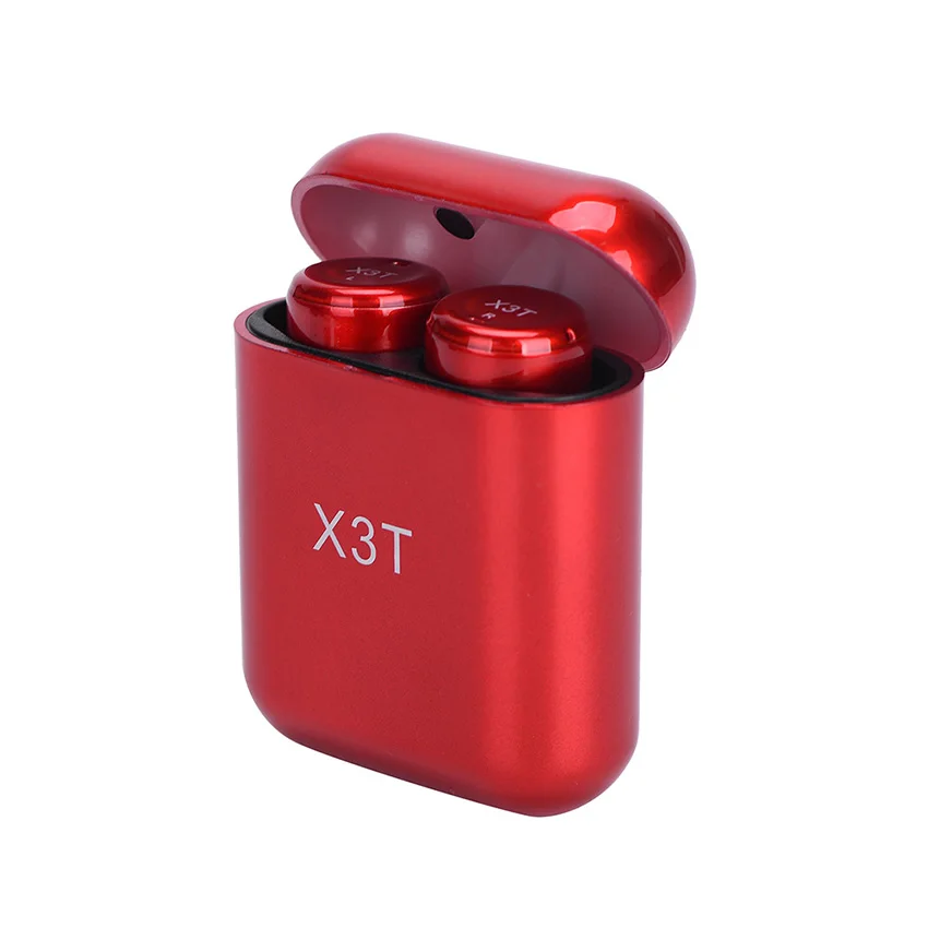 Aimitek X3T Mini Bluetooth Earphones-red
