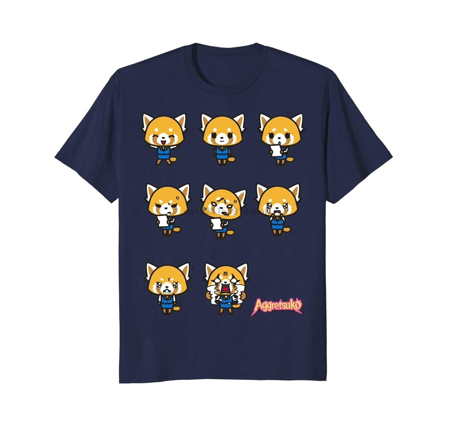 

Cool Man Aggretsuko Current Mood T Shirt Graphic Tee
