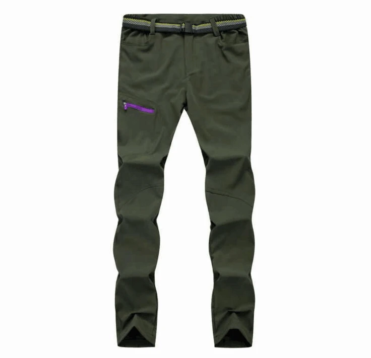 MAZEROUT mujer nueva de Trekking de verano Pantalones al aire libre de senderismo Camping viaje rápido seco ciclismo pesca Correa pantalones P15