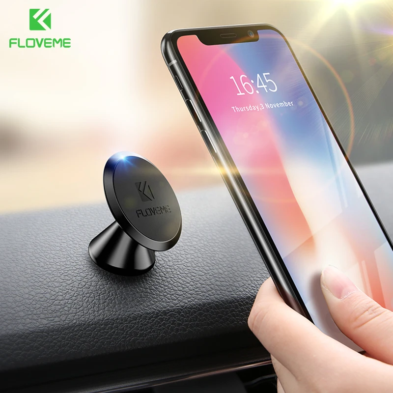 FLOVEME Car Magnetic Holder For iPhone XR XSMax Air Vent Mount Mobile Smartphone Magnet Cellphone Support Cellular Phone for car
