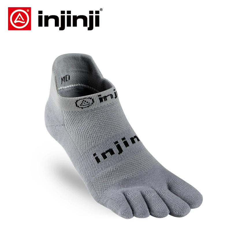 INJINJI, кроссовки с пятью пальцами, скрытые носки, тонкие, невидимые, лодка, COOLMAX, Нескользящие, дышащие, для мужчин, женщин, повседневные, для йоги, молодежи