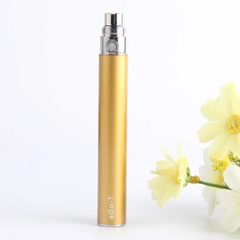 1 шт. электронная сигарета EGO T Vape ручка 510 нить батарея 650 900 1100 мАч подходит CE4 CE5 H2 MT3 клиромайзер танк распылитель - Цвет: Yellow