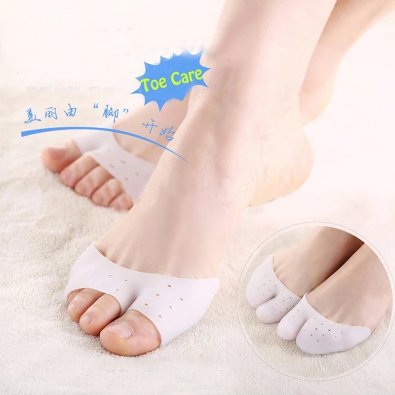 FullHalf Toe Sleeve Metatarsal Pads Ballet Shoe Protect High Heels Bunion Forefoot Cushioning Relief Diabetic Feet Men Women (7)