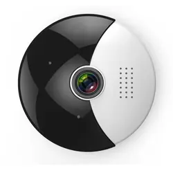 360 Moon VR панорамный WI-FI IP Камера с 1.3MP рыбий глаз и двойной поток изображения видео и ночного инфракрасный с бесплатная Android и iOS приложение
