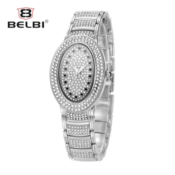 

Luxury Brand BELBI Strip Watches Women Fashion Casual Watches Alloy Japan Quartz Watch Waterproof WristWatch Relogio Masculino