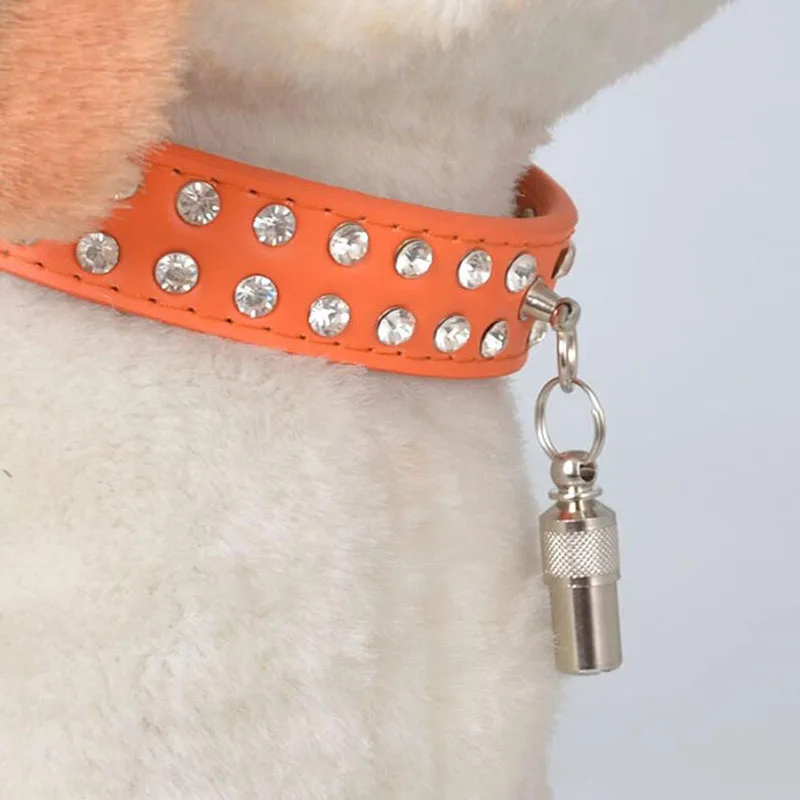 

Silver Cute Pet Cat Dog ID Tag for Dogs Cats Anti Lost Name Address Label Identity Barrel Tube Collar Pet Products