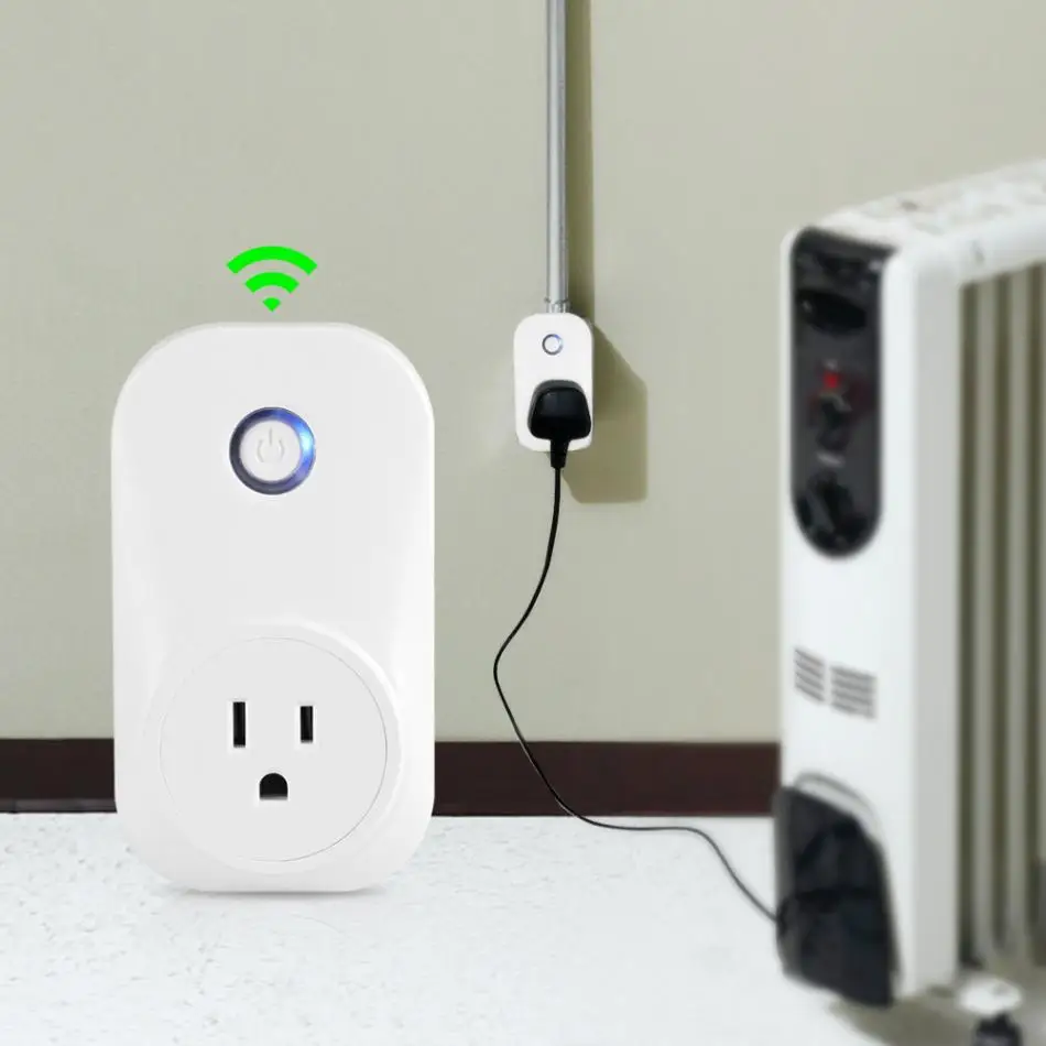 Розетка 100-240 В работает с Alexa и Google EU Plug Wifi Smart Plug приложение для телефона с домашней автоматизацией переключатель синхронизации дистанционного управления