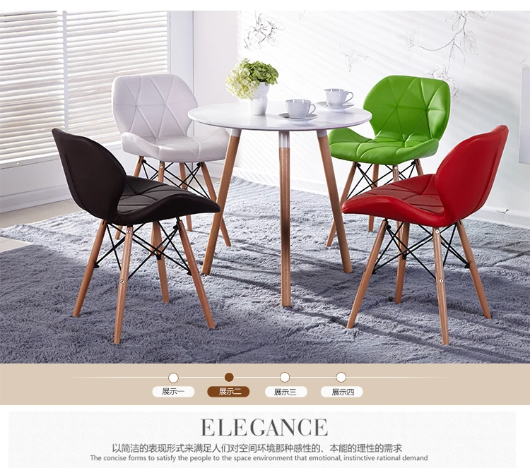Мебель, модный современный кожаный стул для отдыха, высококачественный обеденный стул