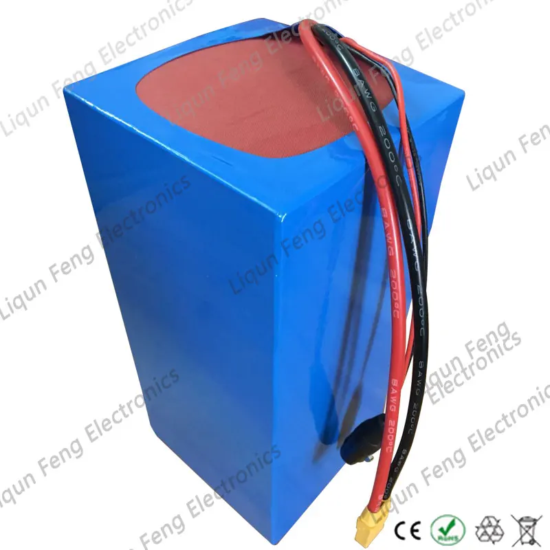 FreeCustoms Tax 60V 30AH 3000W батарея для электрического велосипеда со встроенным