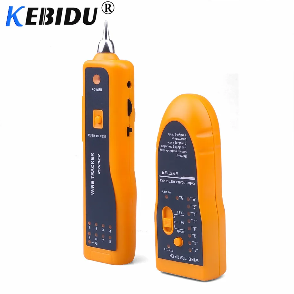 Kebidumei LAN Network Cable Tester Tool RJ45 UTP STP Line Finder Telephone Wire Tracker Tracer Diagnose Tone Kit | Компьютеры и офис