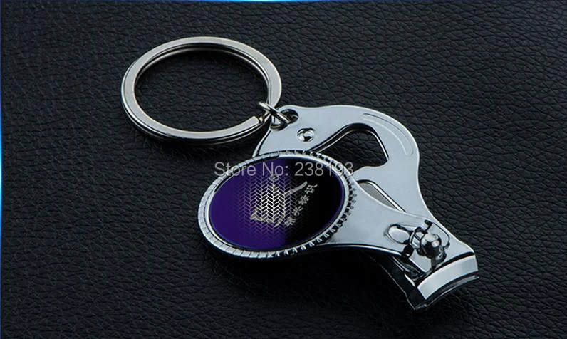 

Personalized customization Multi-functional metal nail clippers, bottle opener, key ring,tree in one. print logo.