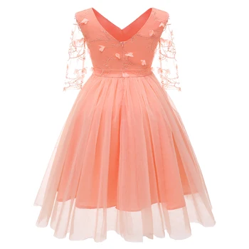 

The new seven-sleeve 3D flower embroidery lace mesh fairy dress for women fall 2018 is perfect for all kinds of dinner parties