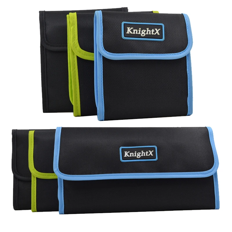 

Camera Filter Wallet Lens Adapter Ring Storage Bag Case Pouch Holder 4 Pockets For Cokin UV CPL FLD ND COLOR Filter KnightX