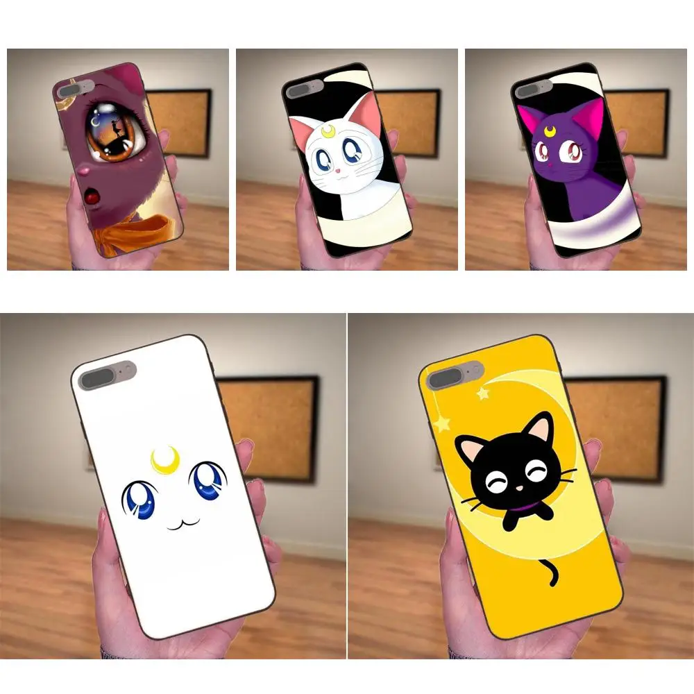 

Sailor Moon Cat Face For Galaxy C5 C7 J1 J2 J3 J330 J5 J6 J7 J730 2017 Ace Core Duo Max Mini Plus Prime Pro New Case Black Phone