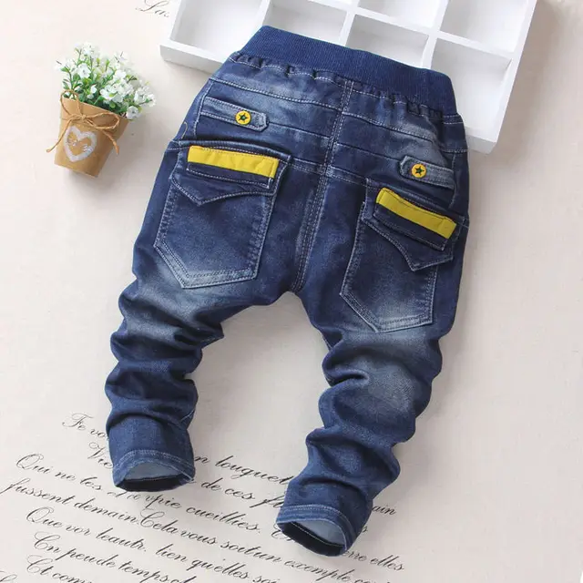 2016 new spring item kids cool jeans pant boy denim pant 2 5 years