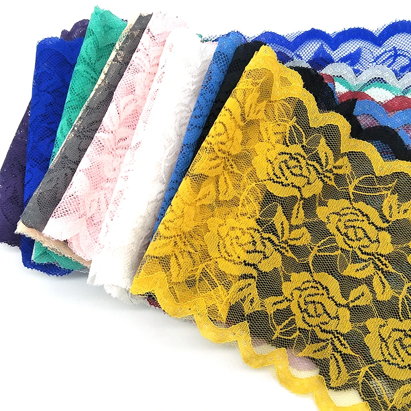Lace Ribbon 2 Yards Lace Ribbon Tape 150MM Lace Trim DIY Embroidered For Sewing Decoration African Fabric
