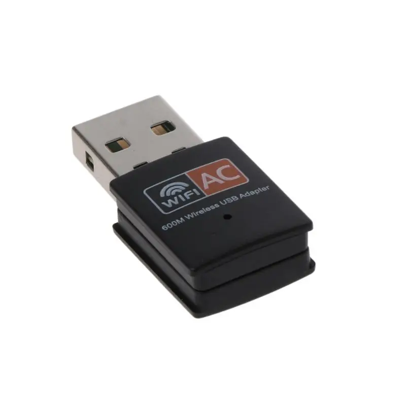 USB Wifi адаптер 600 Мбит Беспроводной сетевая карта Ethernet антенна Wi-Fi приемник USB LAN AC Dual Band 2,4G 5 ГГц для ПК Wi-Fi Dongle