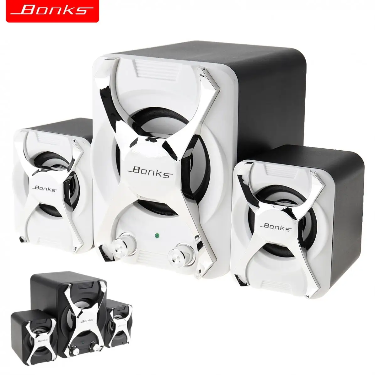 Динамик для ноутбука Bonks K2 двухчастотный и USB интерфейс питания настольных