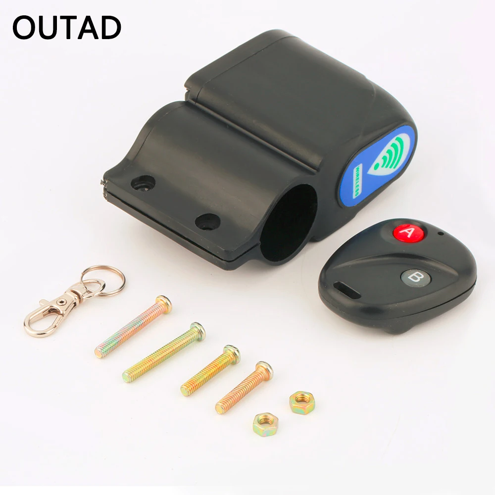 Wireless Remote Control Bicycle Bike Lock Vibration Alarm Bike Security