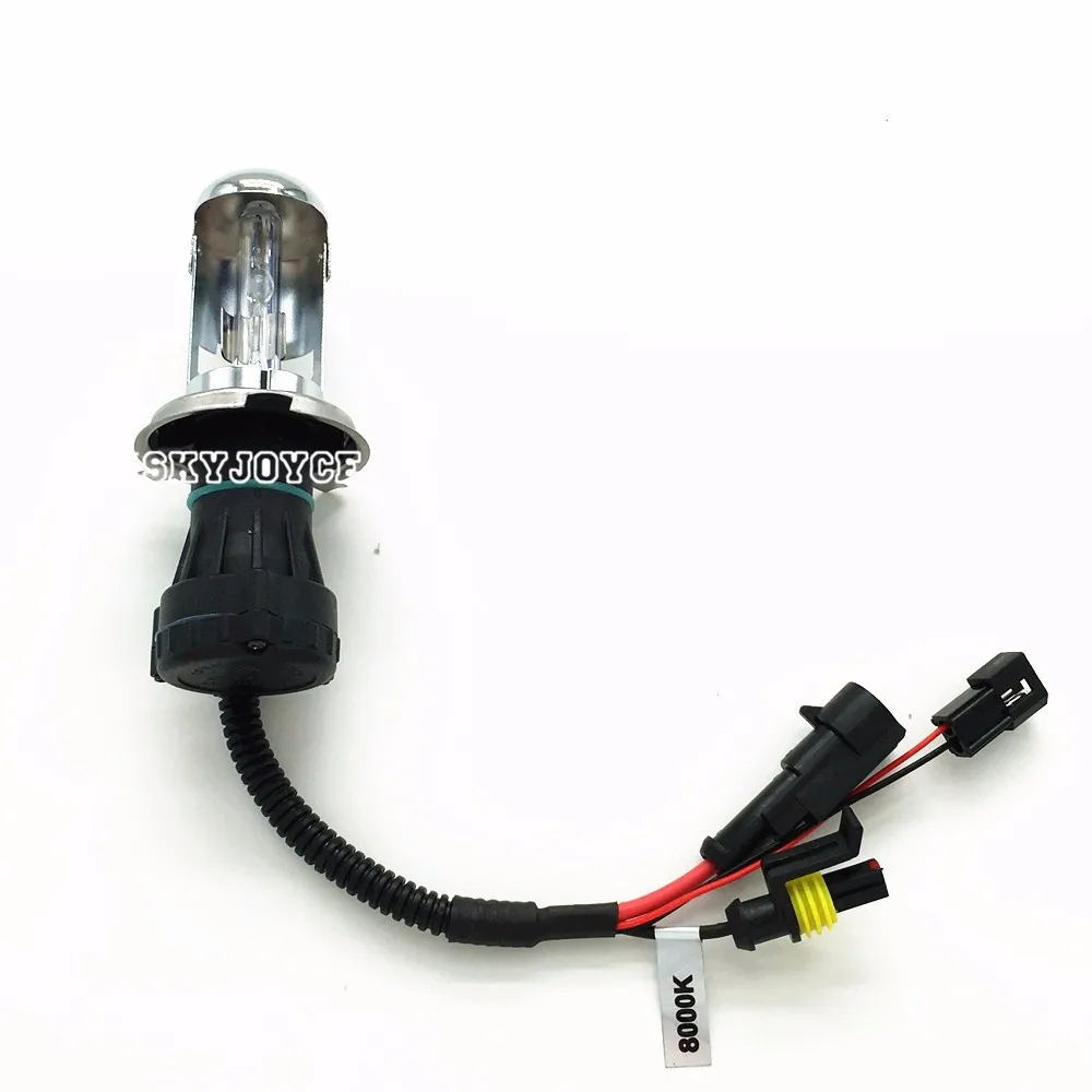 55W 12V H4 HID комплект 6000K H4-3 ксеноновый комплект дальнего и ближнего света 2 балласта+ 2 лампы+ 2 кабеля