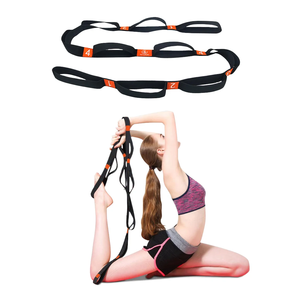 

PROCIRCLE Yoga Stretch Strap - 1.6" width - Yoga Strap with Multiple Grip Loops - Ideal for Hot Yoga, Physical Therapy