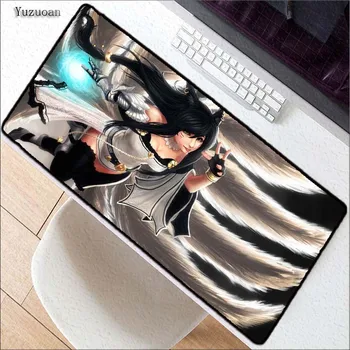 

Yuzuoan large locking edge League of Legends gaming mouse pad non-slip table laptop mousepad to lol laptop mats for players