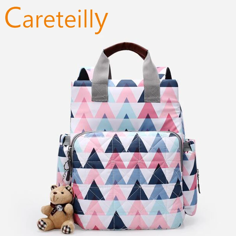  Multifunction Pocket Diaper Bag Color Woman Mummy Baby Care Nappy Bag Large Capacity Waterproof Bus