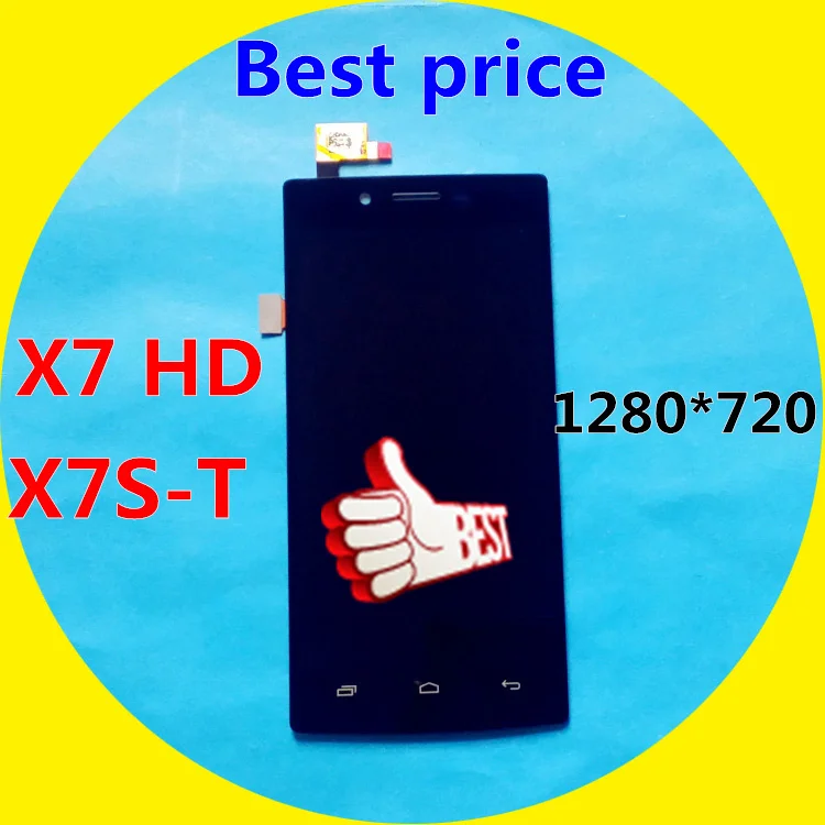 imágenes para Nueva Alta Calidad Iocean X7 HD LCD pantalla y pantalla Táctil Montaje de La pantalla de HD X7 IOCEAN X7S-T 1280*720 Sin Marco imágenes para Nueva Alta Calidad Iocean X7 HD LCD pantalla y pantalla Táctil Montaje de La pantalla de HD X7 IOCEAN X7S-T 1280*720 Sin Marco