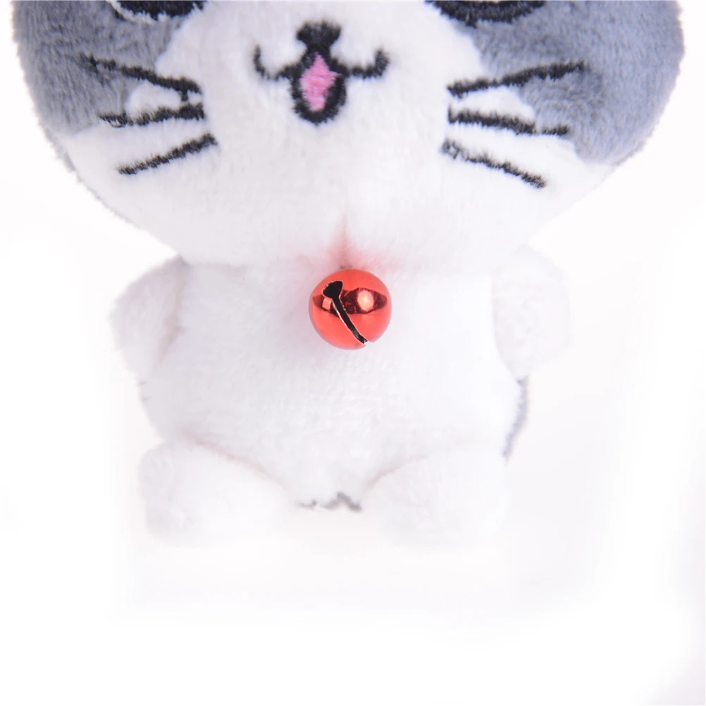 8 см милая кошка строительные игрушки коллекция Meow маленькие мягкие