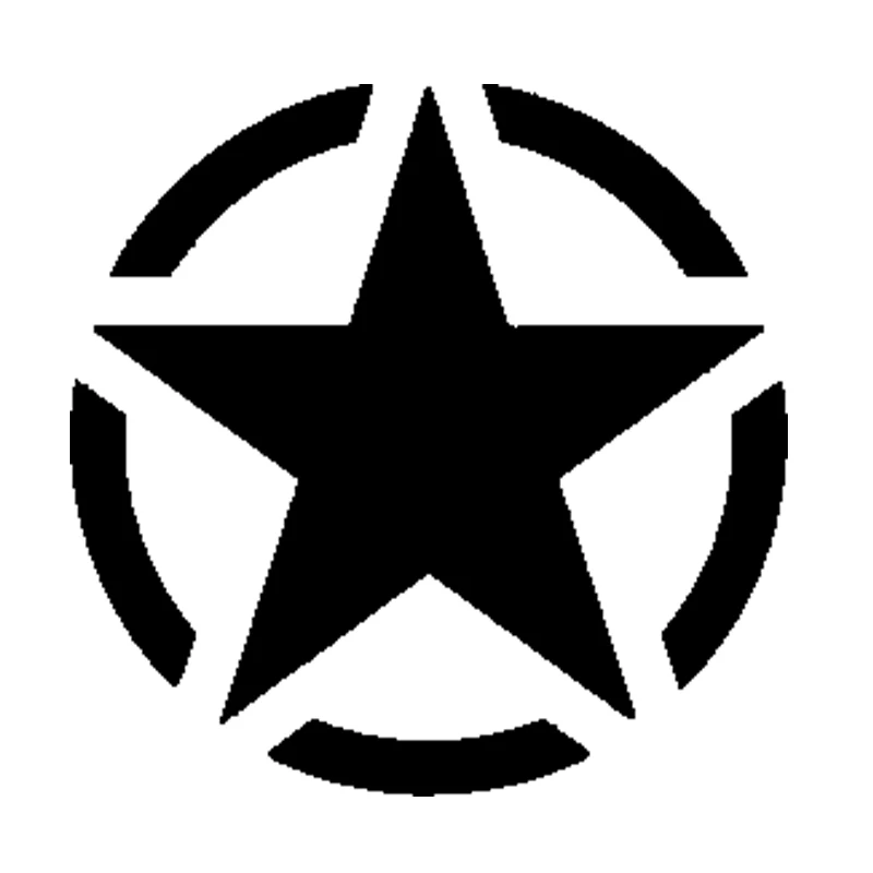 

Allied Star Silhouette Vinyl Sticker Decal Car Styling For Wall Car Caravan Tank Plane Graphics Jdm