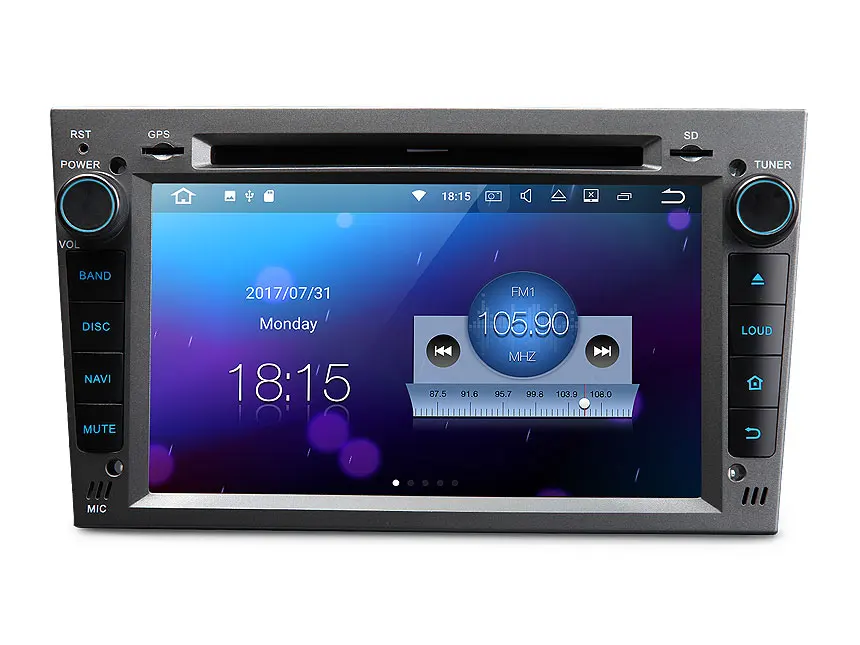 Sale 7" Quad Core Android 7.1 OS Car DVD for Opel/Vauxhall/Holden Antara 2006-2011 & Corsa 2006-2011 & Vectra 2005-2008 with 2GB RAM 1