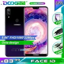 DOOGEE N10 携帯電話 3 ギガバイトの RAM 32 ギガバイト ROM 5.84 インチ FHD + 19:9 ディスプレイ 16.0MP カメラ 3360 mAh アンドロイド 8.1 4 GLTE スマートフォ(China)