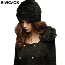 Новая модная зимняя теплая женская шапка с коротким кроличьим мехом из искусственного меха норки шапка из искусственного меха шапки бини для женщин