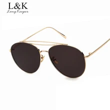 Larga Arquero Brand Design Retro Oval gafas de Sol de Las Mujeres Gafas de Sol Doble Haz Para Hombres Eyewares gafas de sol mujer STY1102M