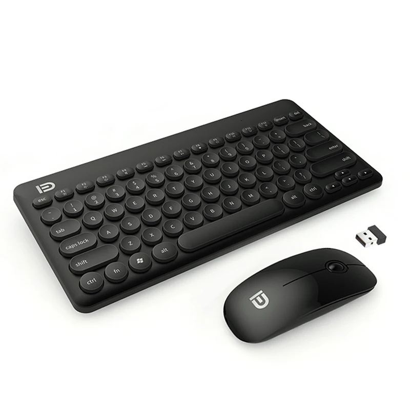

MINI Wireless Keyboard and Mouse Combo, Plug and play, Quite Design 2.4Ghz Ultra-thin Wireless Keyboard for Computer/Laptop PC