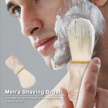 

Men's Shaving Brush Beard Shaving Brush Anti-slip Handle Professional Male Razor Facial Brush Face Cleaning Tool