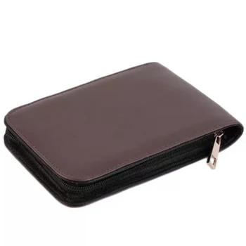 

New Artificial Leather Fountain Pen Case 12 Pens Fountain Pen Roller Leather Case Holder Stationery For Student 175*120*25mm