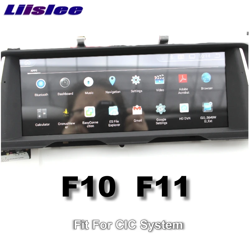 Perfect LiisLee Car Multimedia GPS Audio Hi-Fi Radio Stereo For BMW 5 Series F10 F11 2013~2016 Original NBT Style Navigation NAVI 2