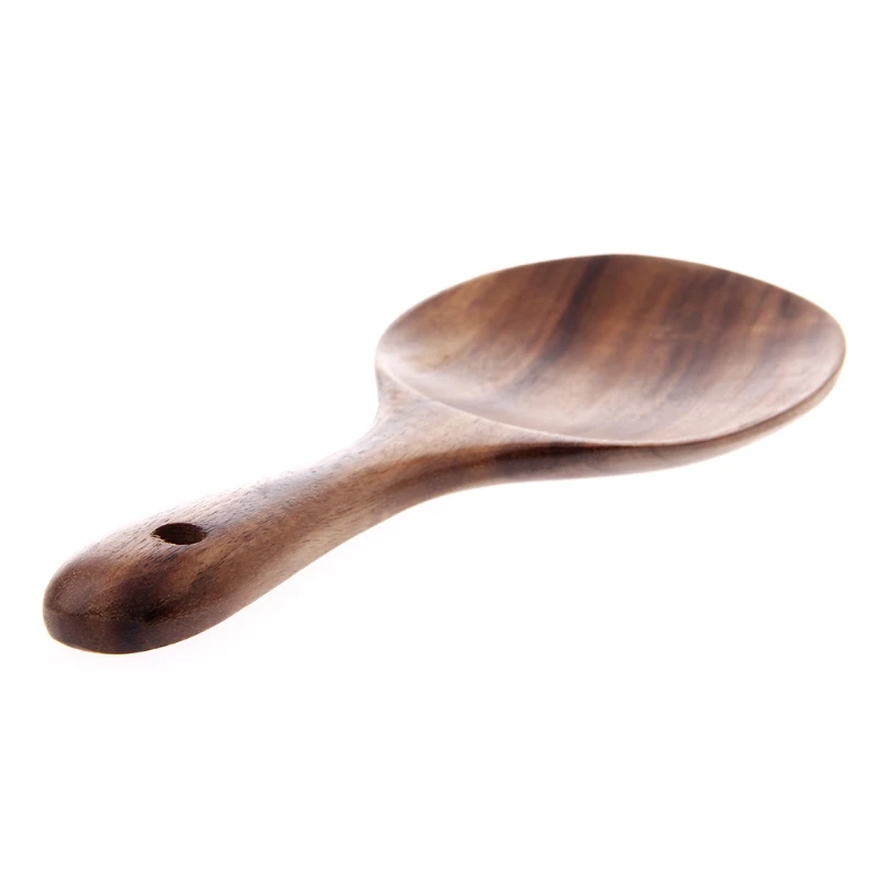 Визуальный контакт деревянная кухонная ложка с ковшом рисовое весло деревянный дуршлаг ложка половник-шумовка деревянная посуда инструмент для приготовления пищи