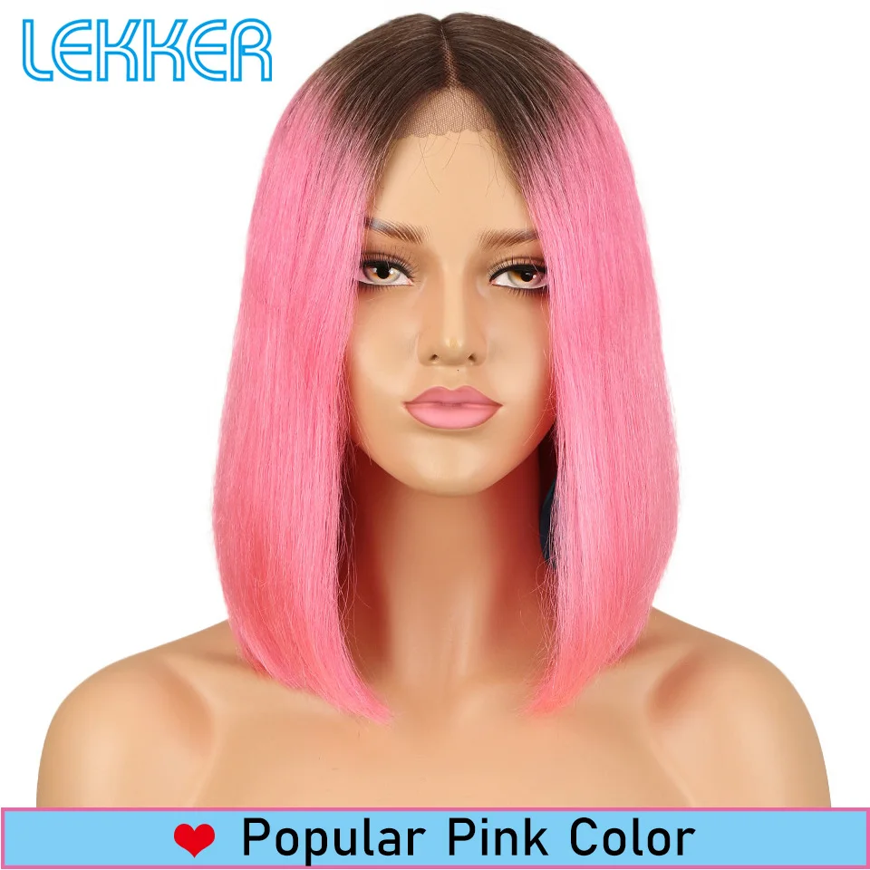 Lekker-Short-Human-Hair-Wigs-For-Black-Women-Brazilian-Remy-Straight-Colorful-Human-Hair-Wigs-With2 