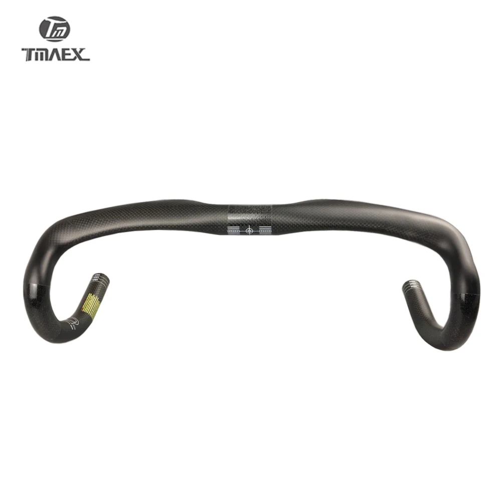 

Full Carbon Handlebar Fiber Bicycle Reduce Resistance Bent Bar Strengthen Bike Parts 400/420/440MM inner Routing 3K Matte