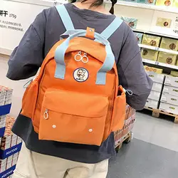 Женский рюкзак-стойкая одноцветная сумка из ткани Оксфорд для путешествий шоппинга KA-BEST